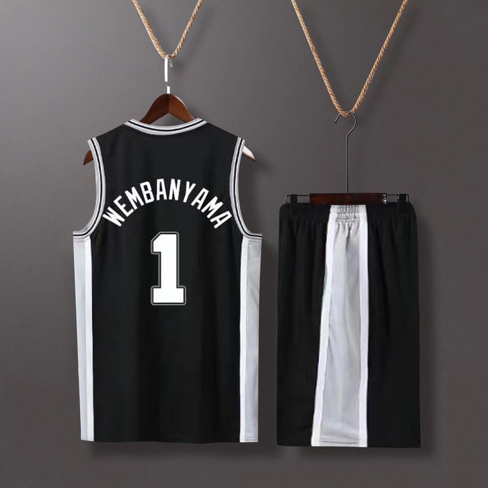 Camiseta de Baloncesto Hombre y Niño 2 Piezas, Trajes de Baloncesto para Adultos y Niños, Camiseta de Baloncesto para Niños + Pantalones Cortos, Trajes de Baloncesto para Adultos