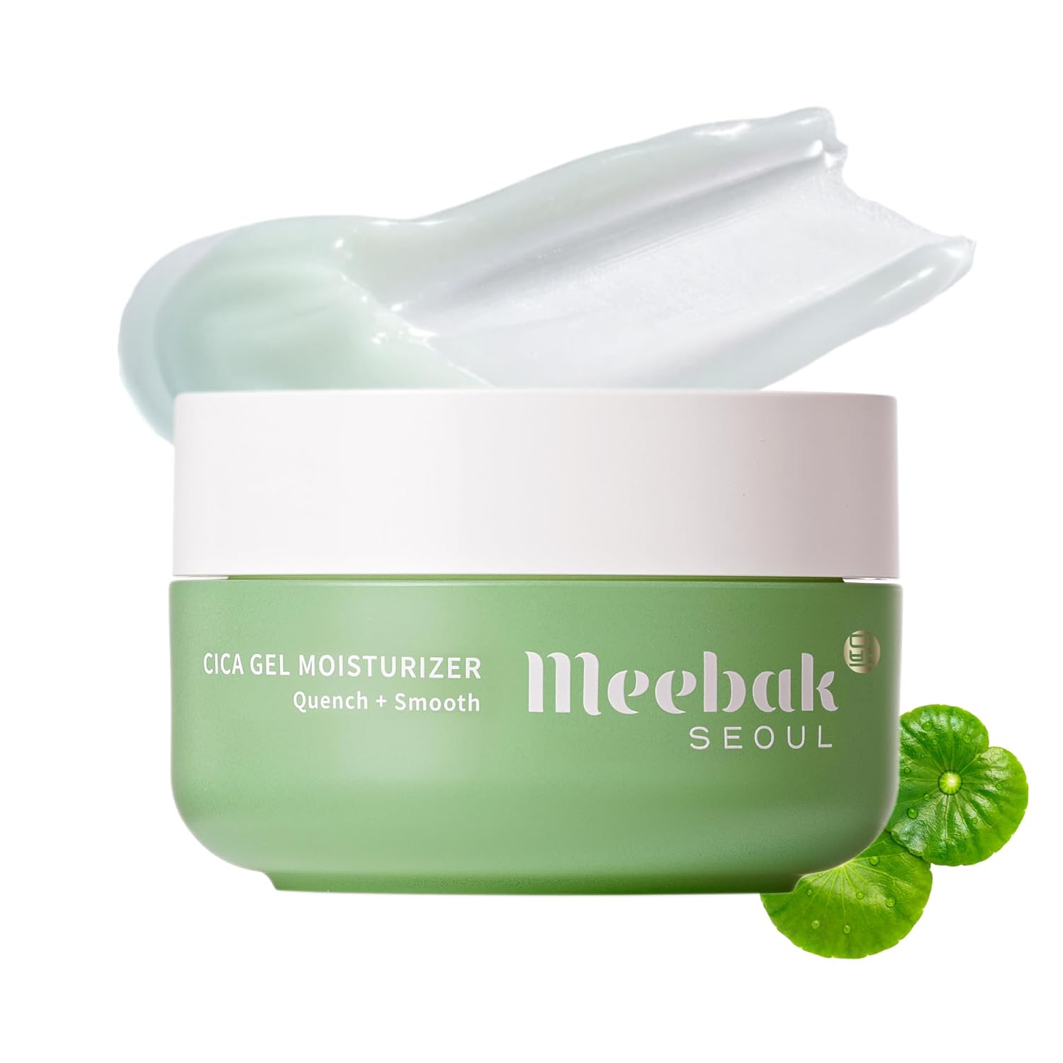 Meebak Cica Gel Face Moisturizer | Lightweight Hydration with Hyaluronic Acid & Vegan Collagen | Fast-Absorbing Face Cream | Non-Greasy | Cooling Gel for Oily & Combination Skin Meebak Cica Gel Face Moisturizer | Lightweight Hydration with Hyaluronic Acid & Vegan Collagen | Fast-Absorbing Face Cream | Non-Greasy | Cooling Gel for Oily & Combination Skin