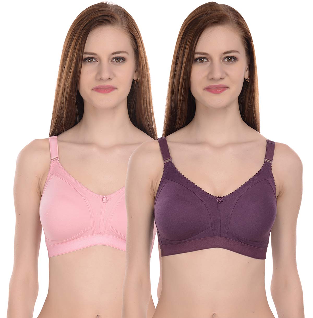 elina Non-Padded Full Coverage Cotton Hosiery D-Cup Bra-picture-44