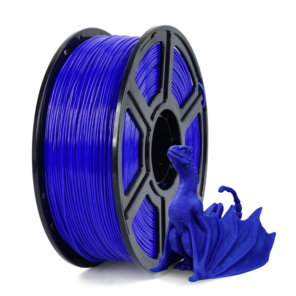 FLASHFORGE ASA Filament 1,75mm, Anti-UV ASA 3D-Drucker-Filament, Maßgenauigkeit+/-0,02mm, hitze- & wetterbeständiges ASA 3D-Filament, perfekt für den Druck von Funktionsteilen im Freien (Blau)