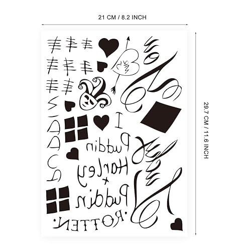 Miniatura 5 de Pegatinas de tatuaje temporales de boca de cicatriz falsa grande para hombres, mujeres, niños, disfraz de Halloween, cosplay