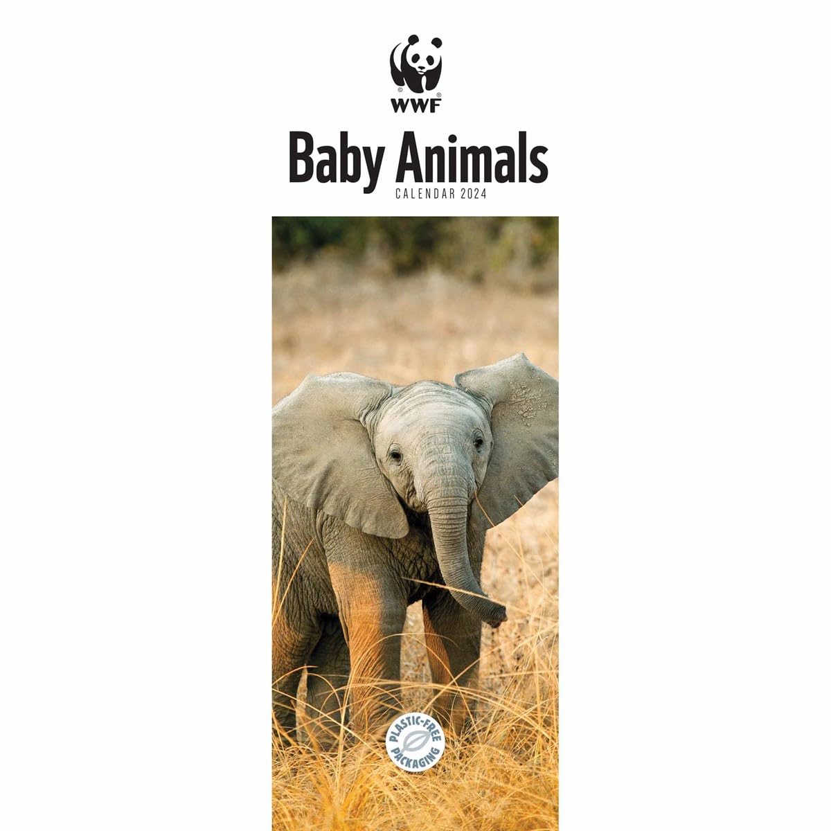 Carousel Calendars WWF Baby Animals Slim 2024
