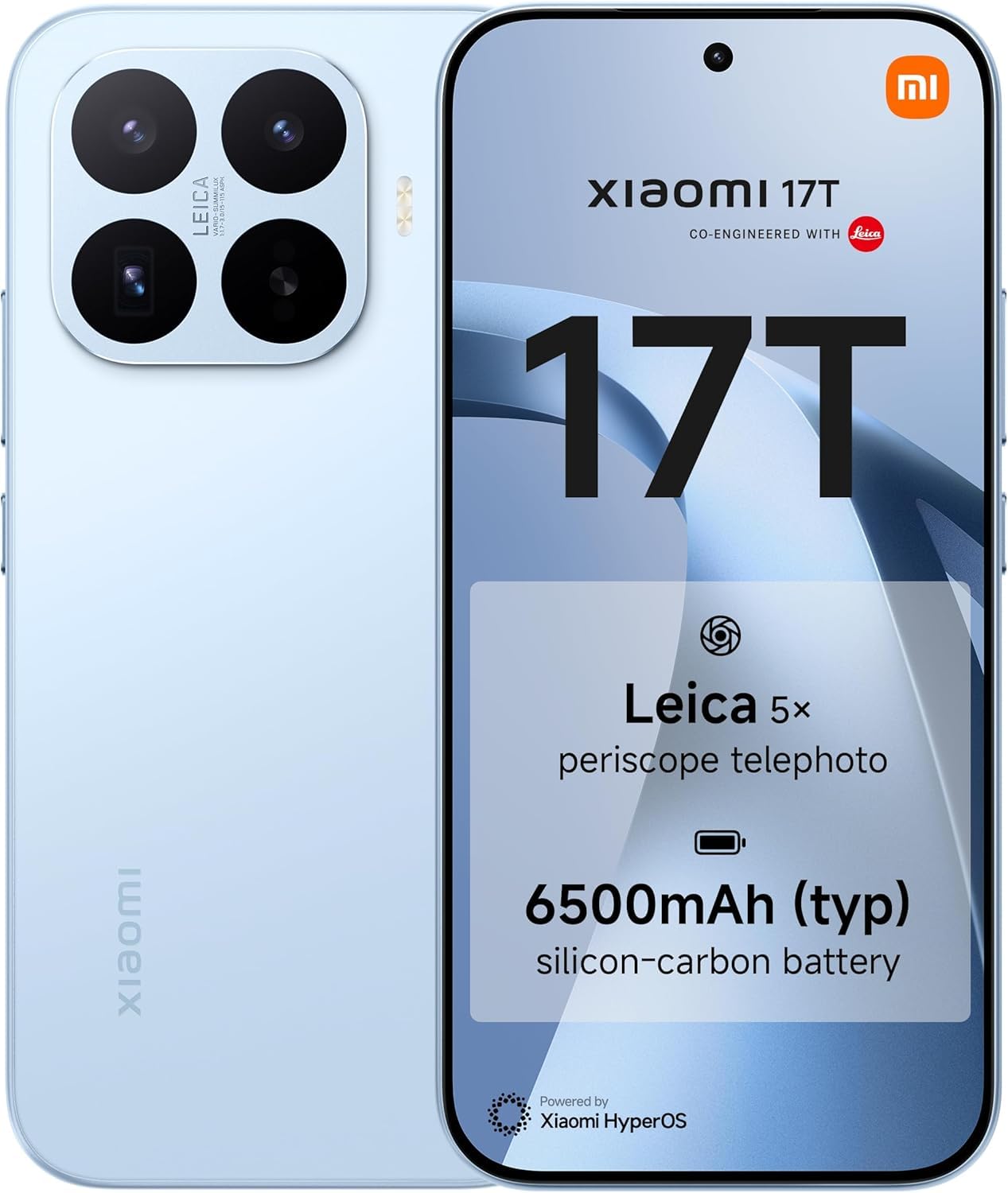 XIAOMI 17T Smartphone 12+512GB Blue 6.59" 120Hz Display