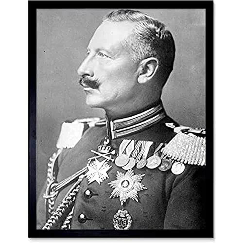 Bain 1914 Portrait Kaiser Wilhelm II Germany Photo Unframed Wall Art Print Poster Home Decor Premium