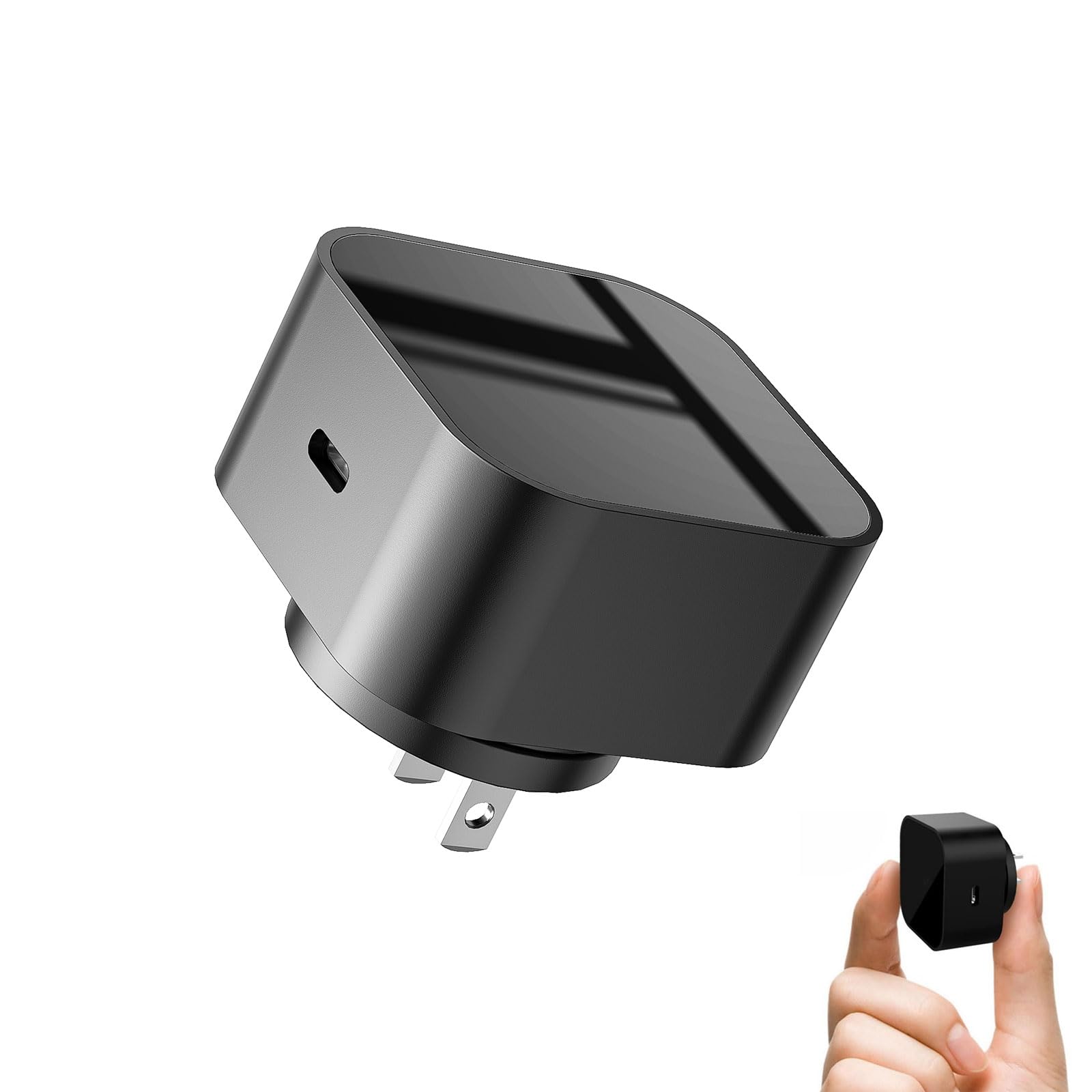LIZVIE Spy Camera Charger 170 Wide View 2 4G WiFi Free App Compact USB Cam for Simple Reliable