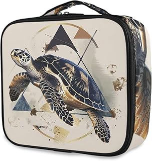 ALAZA Círculos de tortuga triángulos cosmétic...