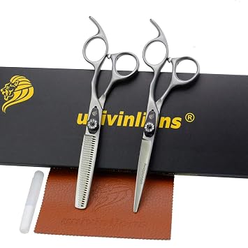 Professional Hair Barber Scissors 6 Inch Silver Japan Hairdressing Cutting Barbershop Scissors Berber Makas Tesoura 440C Black