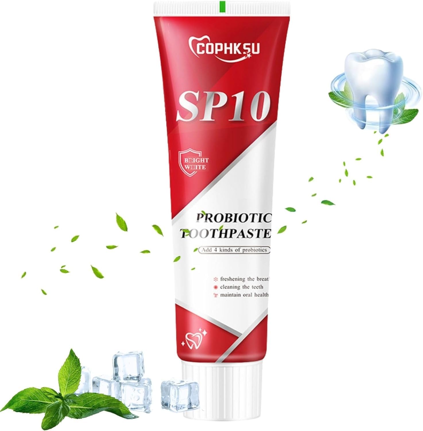 Sp10 Probiotic Toothpaste, Sp-10 Toothpaste, Sp 10 Ultra Whitening Toothpaste, Deep Cleaning Probiotics Bright White Toothpaste, Fresh Breath Oral Care Toothpaste (1)