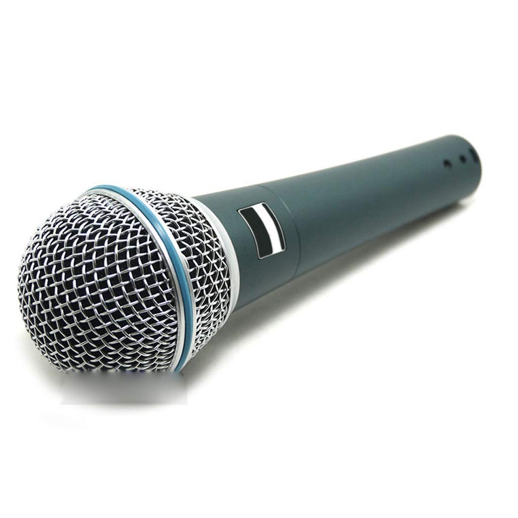 Microphone dynamique supercardioïde filaire pour chant live et studio