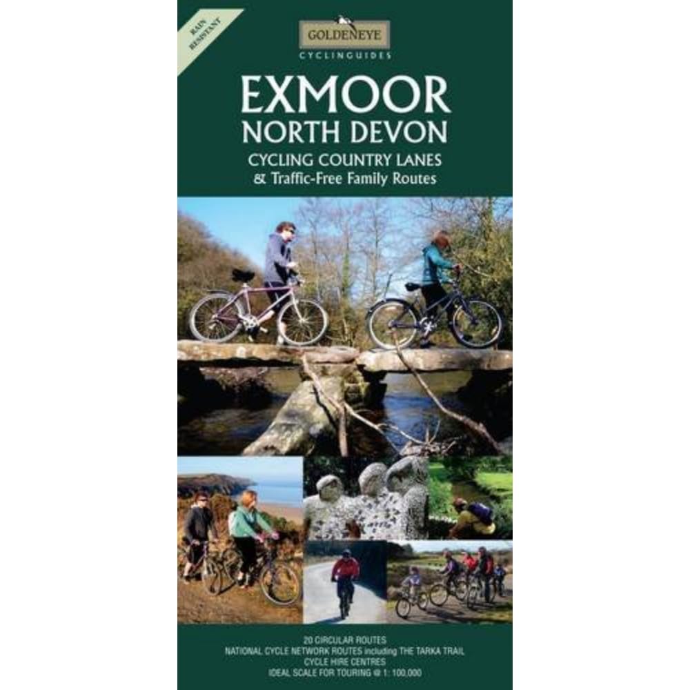 Exmoor North Devon: Cycling Country Lanes &  by Al Churcher SHEET MAP