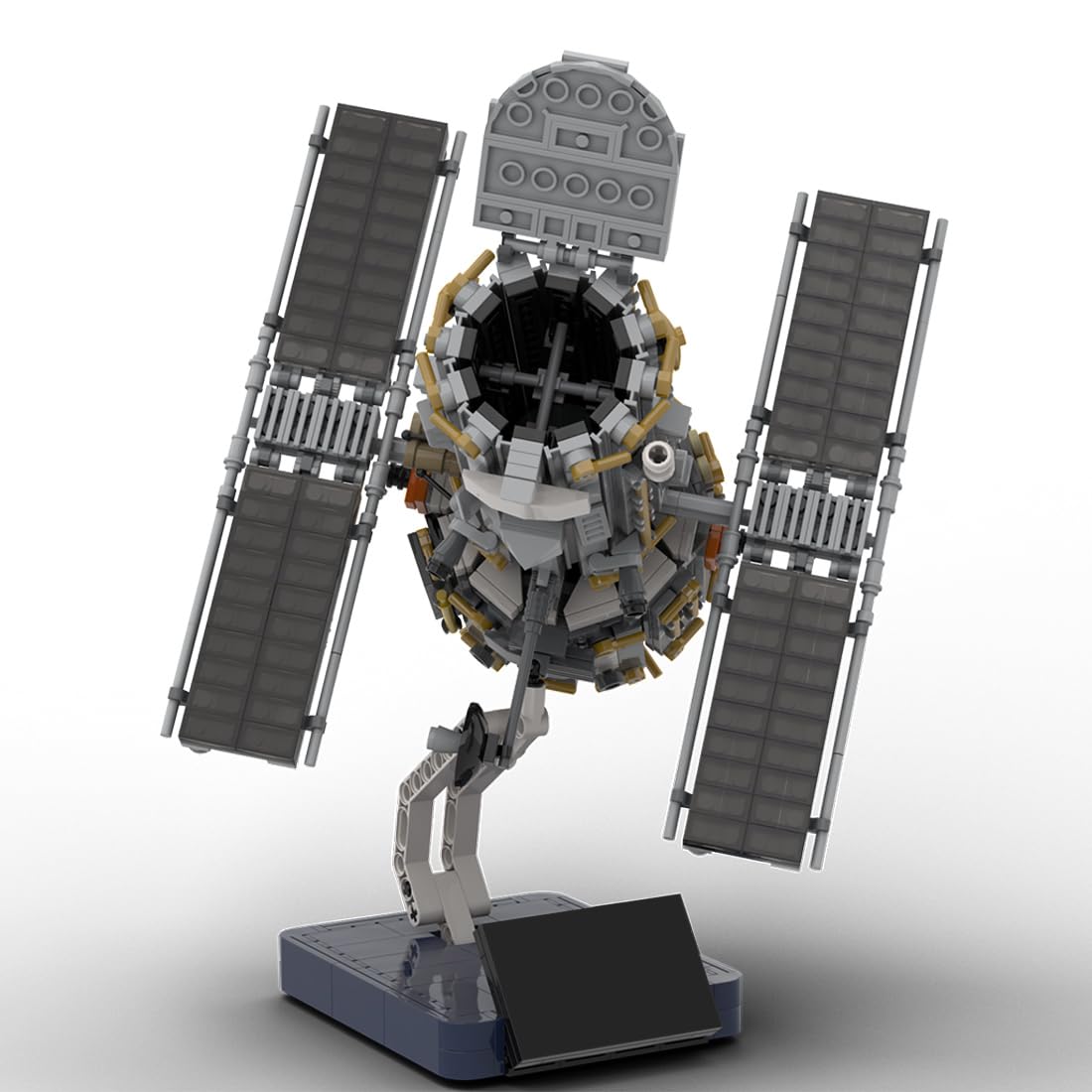 MOC-105060 zestaw do montażu słynnych amerykańskich teleskopów kosmicznych, modele zabawek o tematyce kosmosu, kreatywny model rakiety kolekcjonerskiej do ekspozycji (1206 elementów)