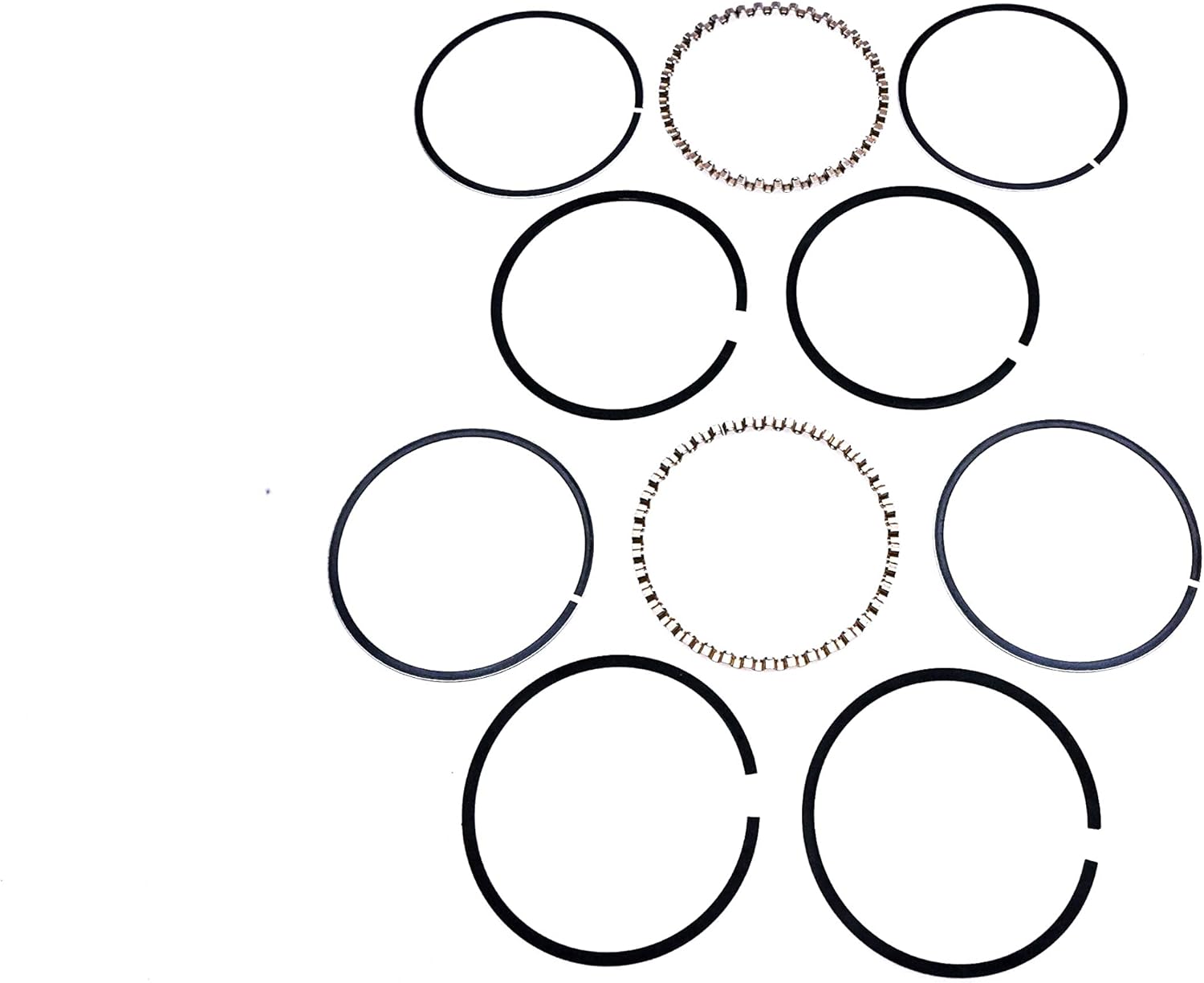 Hastings Moly Piston Ring Set +.020&Prime, Size 2M6482020 Automotive