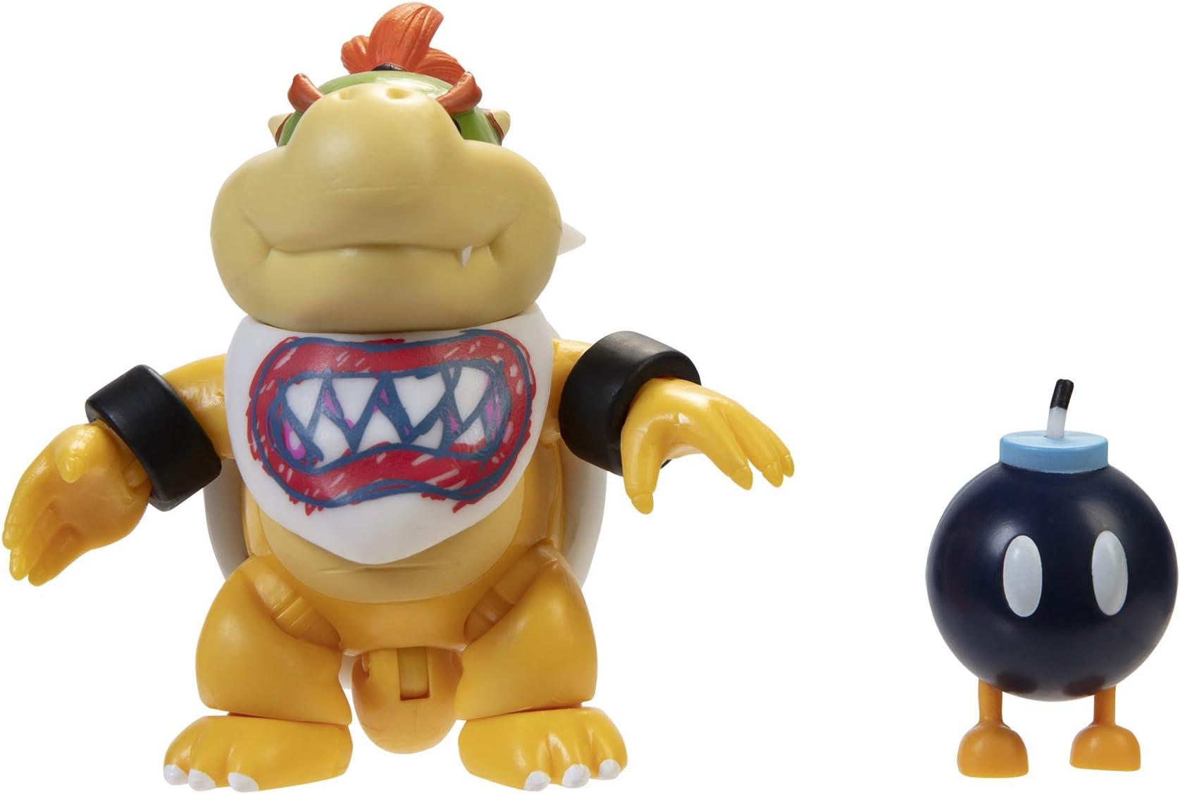 World of Nintendo 4" Bowser Jr. with Bib Action Figure