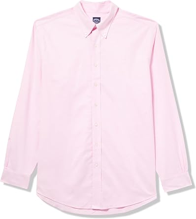 Brooks Brothers Mens Big & Tall Non-Iron Stretch Long Sleeve Oxford Solid Sport Shirt