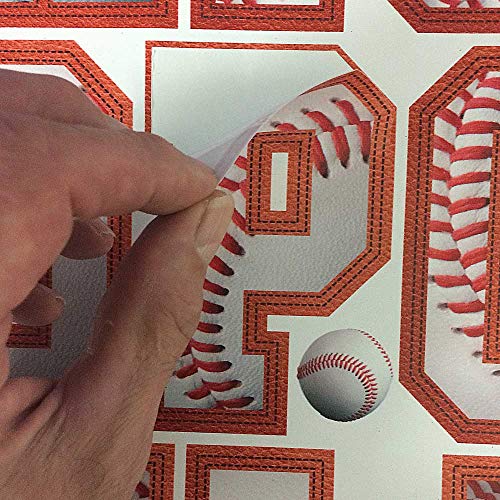 Letras Baseball Adhesivas para Pared ABC Niños miniatura 3