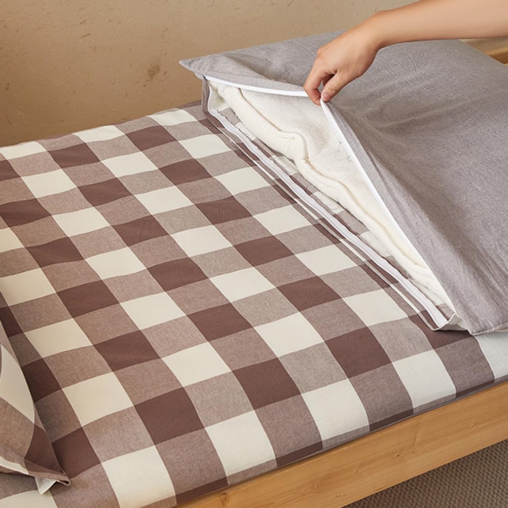 Imprimé Housse de Protection pour Futon, Amovible Housse de Matelas Futon de Sol avec Fermeture Éclair, Plaid Couverture Housse de Matelas Housse Protection pour Matelas,F,150x200cm/59x79in