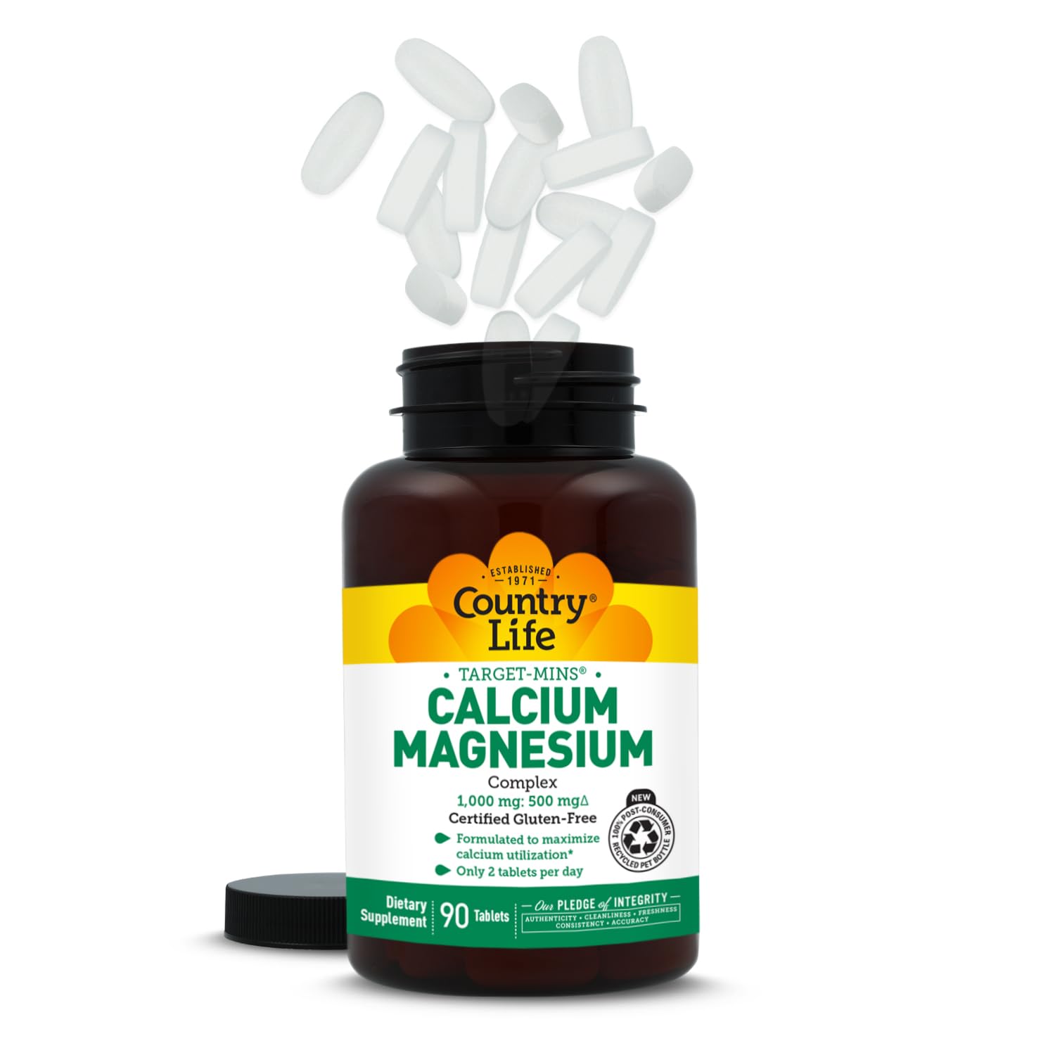 Country Life Target-Mins Calcium Magnesium Complex, 90 Tablets — Amazon image 2