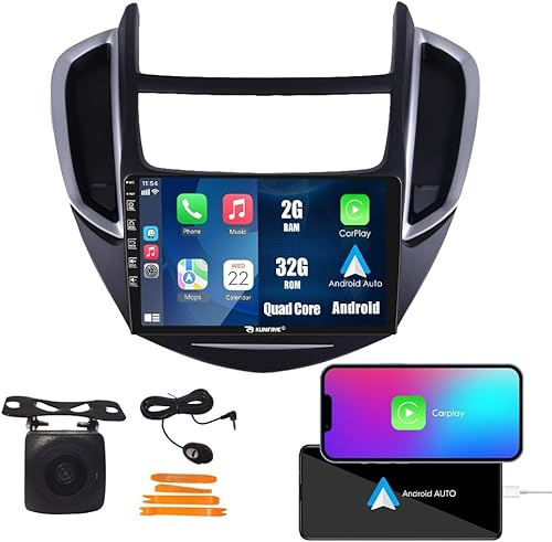 Kunfine Coche CarPlay Android Navegación Automática Estéreo GPS Radio Reverse Cámara Pantalla 9 "IPS Pantalla Táctil Headunit Tablet Pad Media