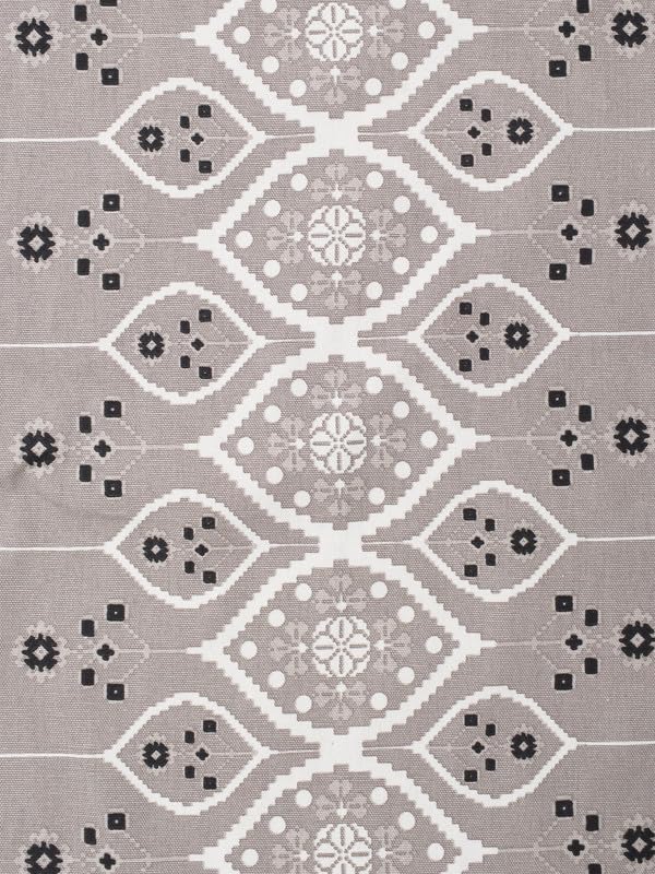 Image of Blanc 9 Rythm Home & Kitchen Pure Cotton Printed 4 /6 Seater Table Runner|(33x182) cm