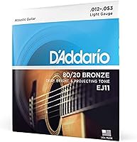 Vista 9 de D'Addario Cuerdas para guitarra acústica, bronce 80/20, EJ10-3D, calibre extra ligero 10-47, juego de 6 cuerdas, paquete de 3