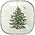 Spode Christmas Tree Sculpted Square Dish - 5.5" Festive Serving Bowl for Holiday Appetizers, Christmas Desserts, Seasonal Snacks, Winter Table Décor - Fine Earthenware - Christmas Tableware