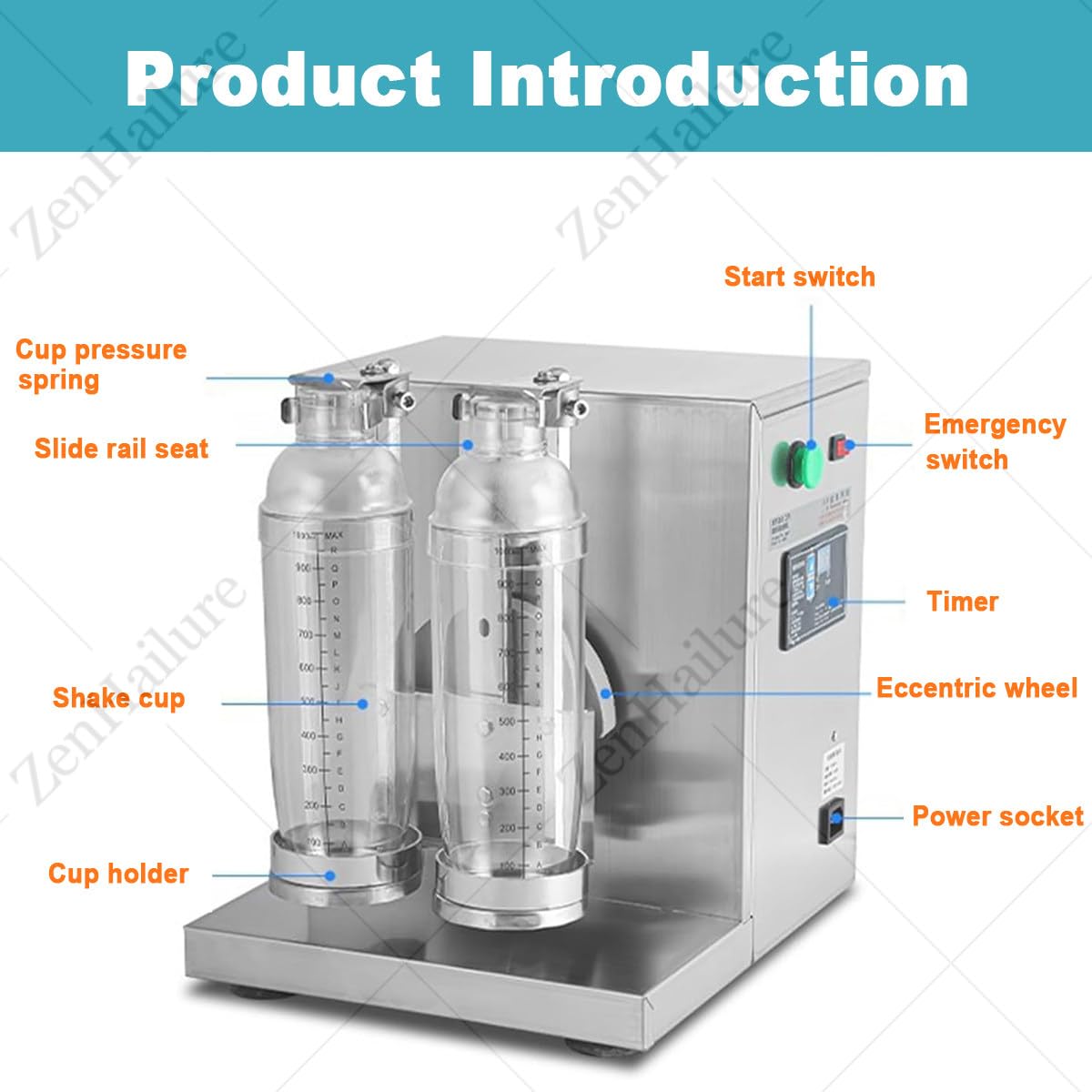 Maszyna Do Bubble Tea Shaker,Regulowany Uchwyt Na Kubek