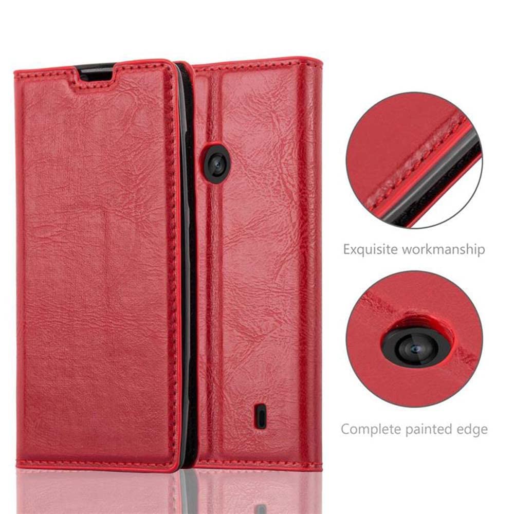 CADORABO Custodia Compatibile Con Nokia 1 Plus In Rosso Mela