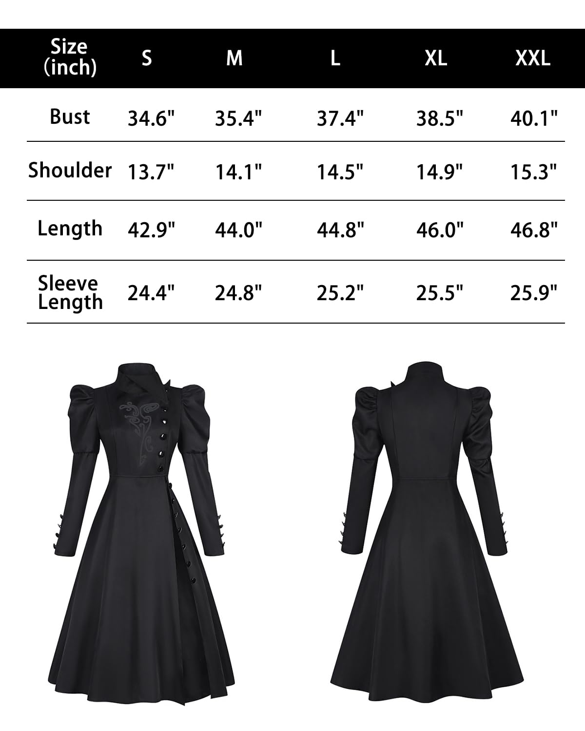 CR ROLECOS Witch Costume for Women Elphaba Wicked Witch Halloween Costume Adult Women's Witch Outfit Costume for Halloween S - Image 4
