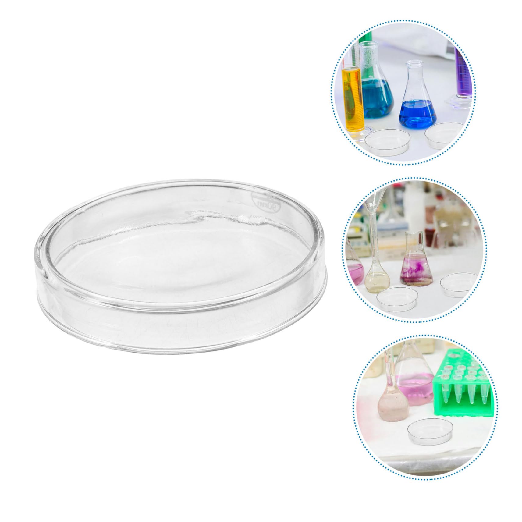 SHINEOFI 5 Placas De Petri Para Hongos Placas De Petri Para Experimentos Científicos Con Tapa Para Cultivo De Tejidos Para