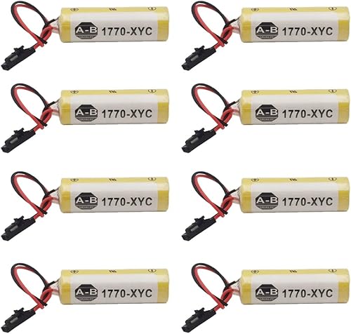 BALOLO - Batería de litio PLC 1770-XYC 3V 1800mAh para Allen Bradley PLC 1770-XYC/A 1770-XYB Cell no recargable