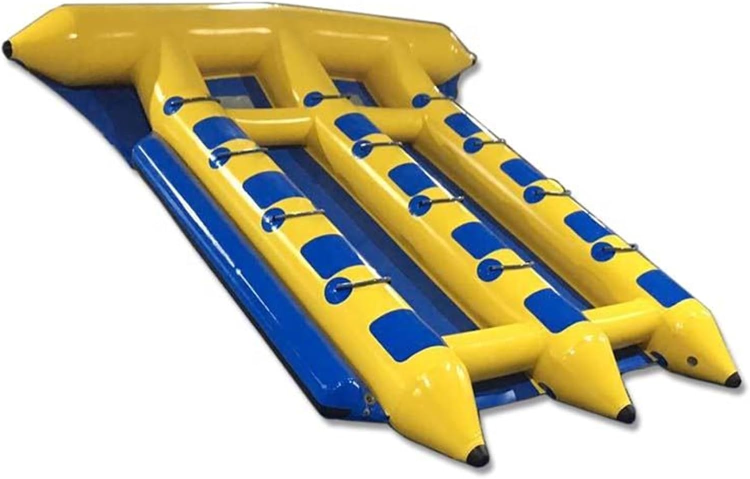 Inflatable Floating Banana Outdoor Flying Fish Tube, Water Sports Tugboat Boat for Lakes, Oceans, Water Entertainment