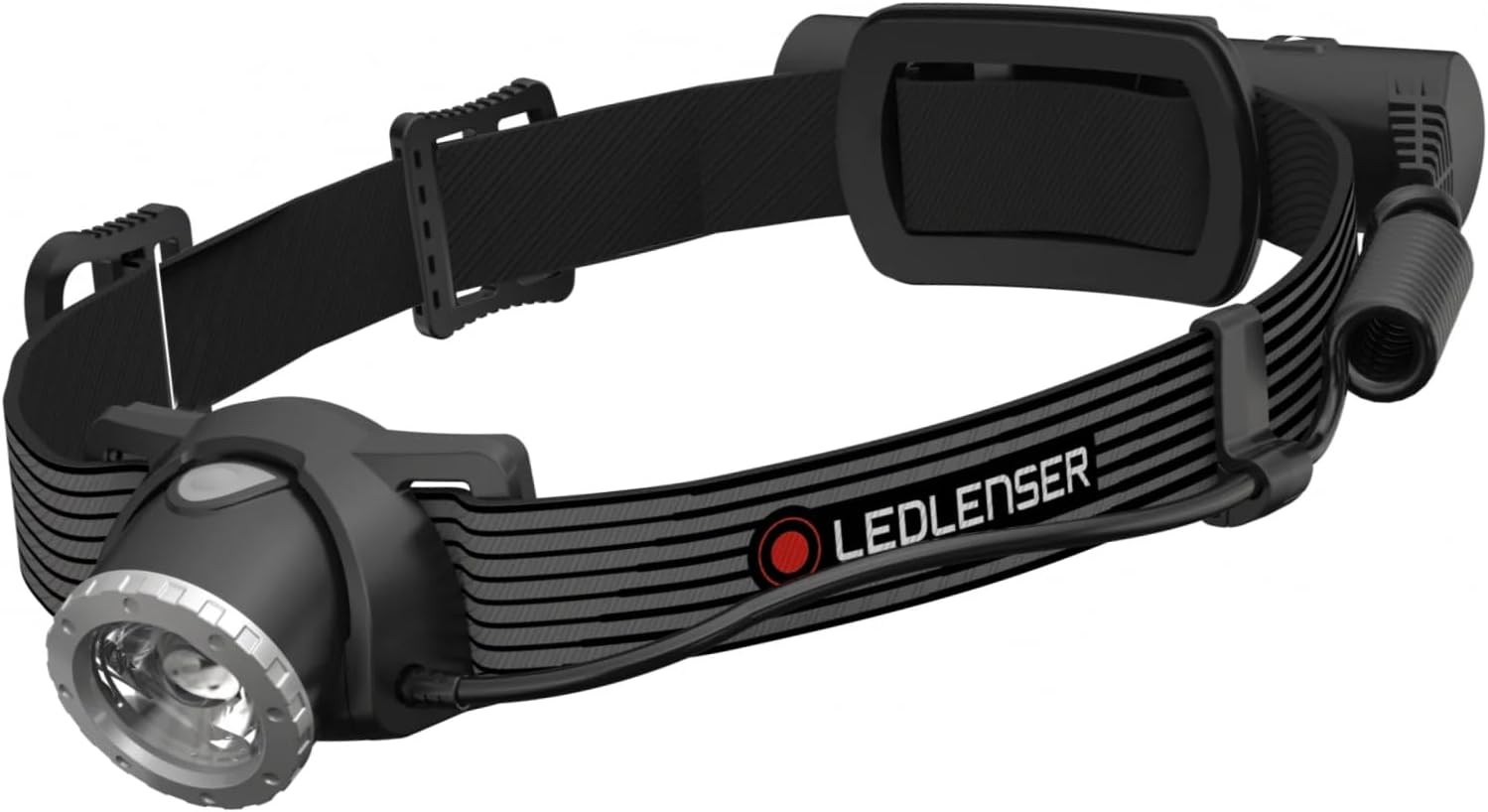 Ledlenser H8R SE - Powerful Rechargeable LED Headtorch, Water Resistant IPX4 700lm of Light Output Plus Rear Safety Red LED Light, Includes USB Cable, Rechargeable Li-ion Battery and Carry Case