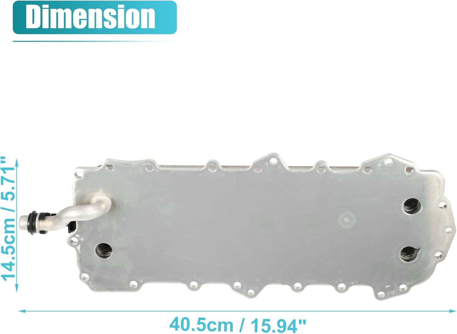 X AUTOHAUX Car Engine Oil Cooler Housing Assembly for Land Rover Discovery LR4 for Range Rover LR010754