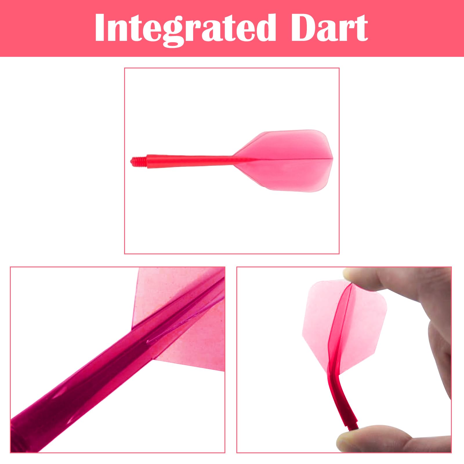 Jeu Fléchettes 66 Ailettes De Fléchettes Fines - 11 Modèles Colorés Pour Fléchettes Souples Et Acier Sarbacane Flechette