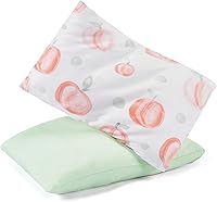 Vista 22 de TILLYOU Paquete de 2 fundas de almohada para niños pequeños con cremallera, de microfibra suave y sedosa de 13 x 18 pulgadas, fundas de almohada
