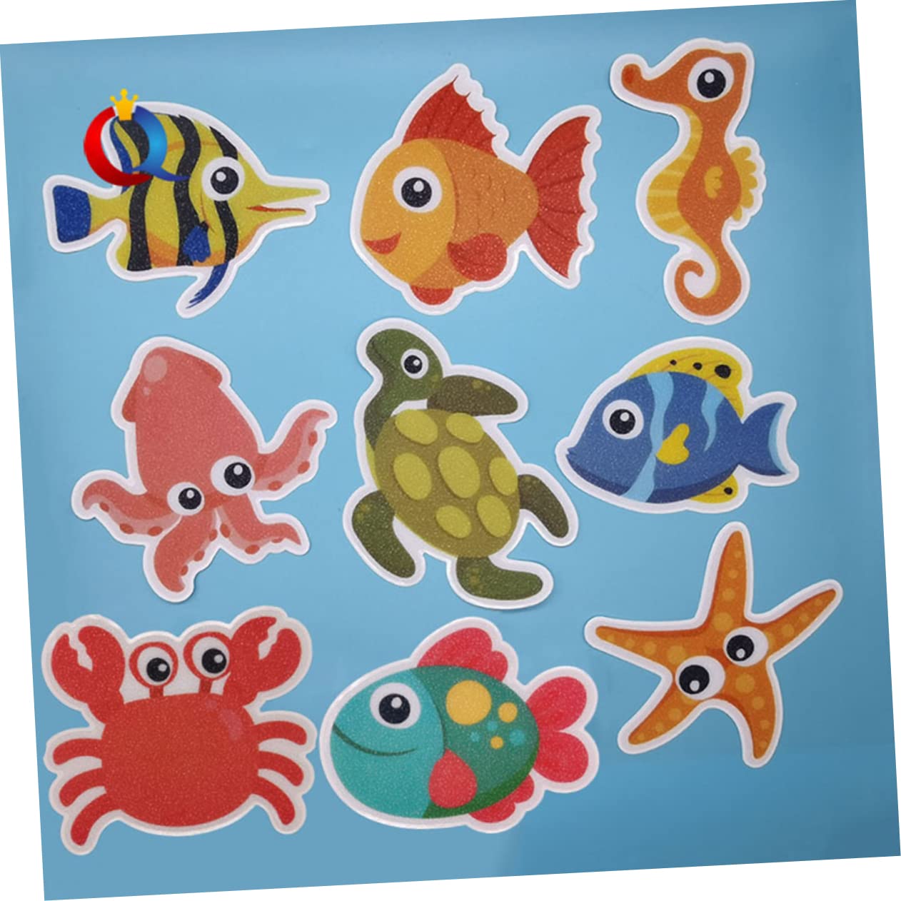 30piezas Pegatinas Antideslizantes De Dibujos Animados para Bañera Adhesivos Impermeables De Marinas Decoración Divertida para Baños y Seguridad La Hora del Baño