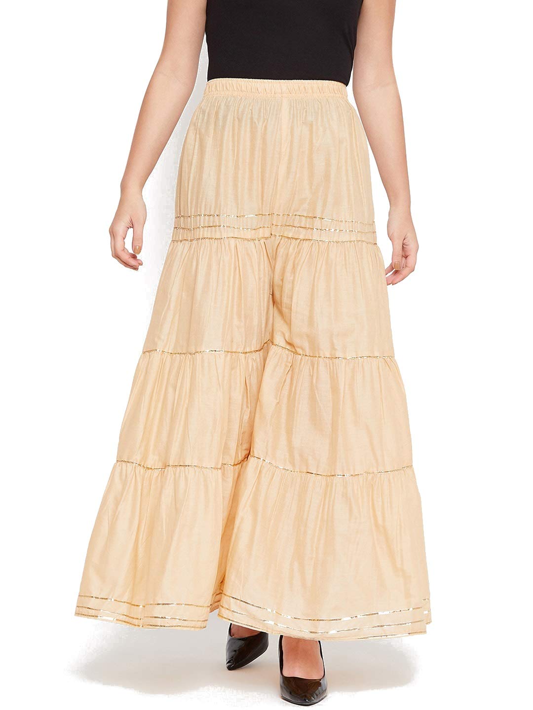 mixfit Classic Women's Garara Perfect for Weddings Celebrations(Free Size)_(Pack of 1)-picture-6
