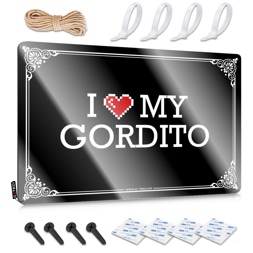 I Love My Gordito Rustic Rv Camping Accessories - Posters Reusable Hanging Wall Decor(30X40CM)