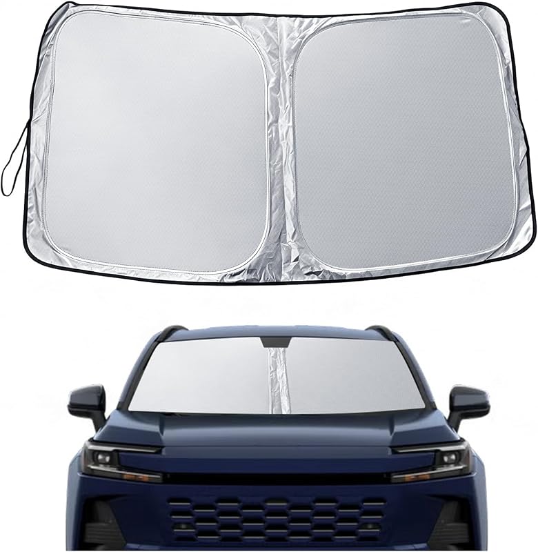 Protetor Solar Dobrável para Para-brisa SXCY Compatível com Toyota RAV4 2026, Estrutura de 4 Camadas