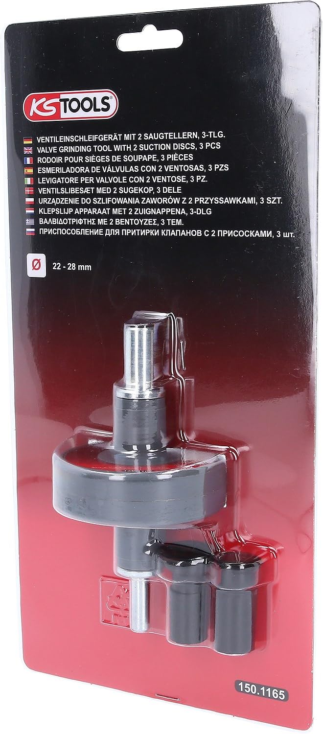 KS Tools 150.1165 Outils de rodage de siège de soupape, 3 pcs