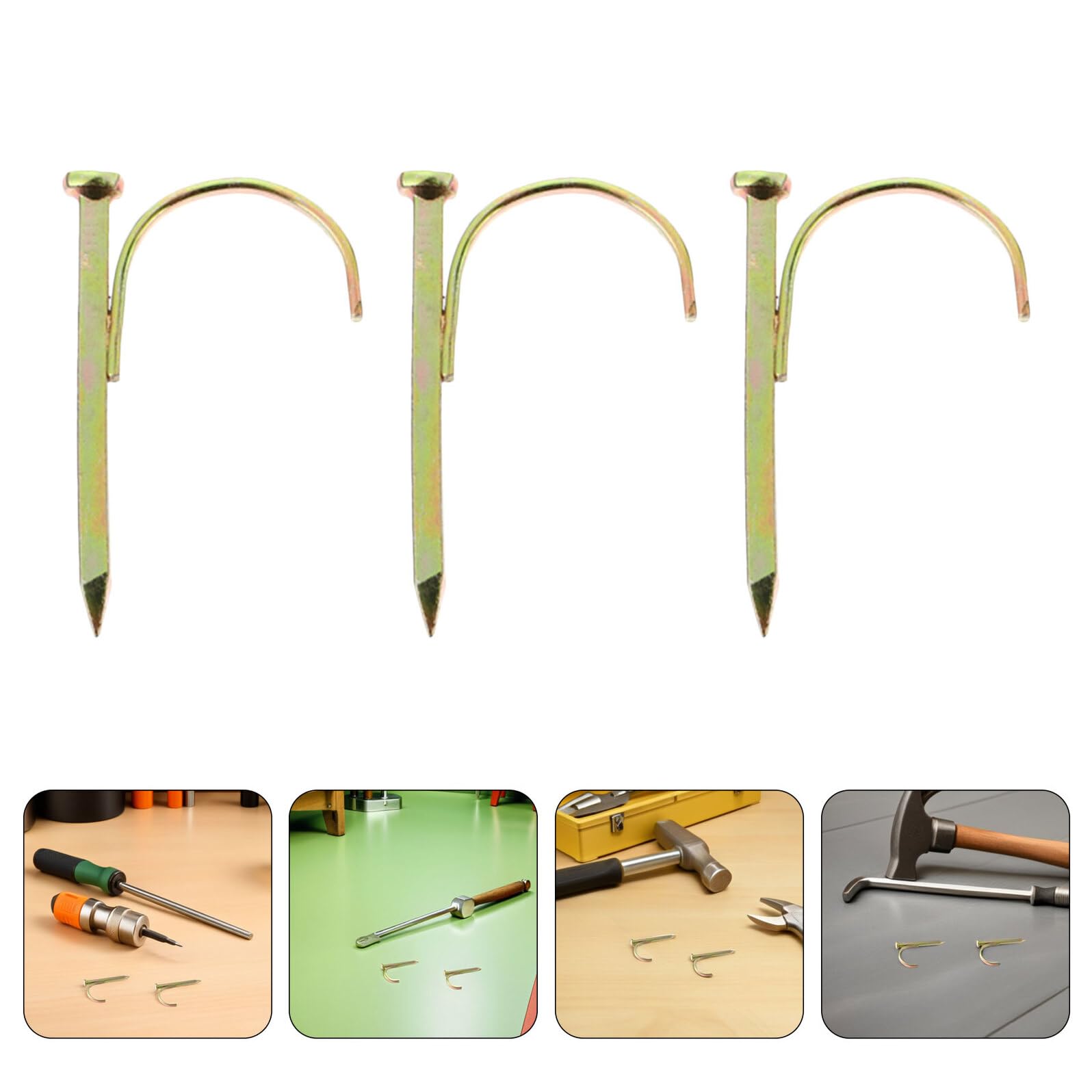 150 Attaches pour Tuyaux en Acier 1/2 Pouce Demi-Colliers de Serrage et Clous de Fixation Clips Robustes pour Support de Tuyauterie pour Plomberie et Bricolage Lot de 150