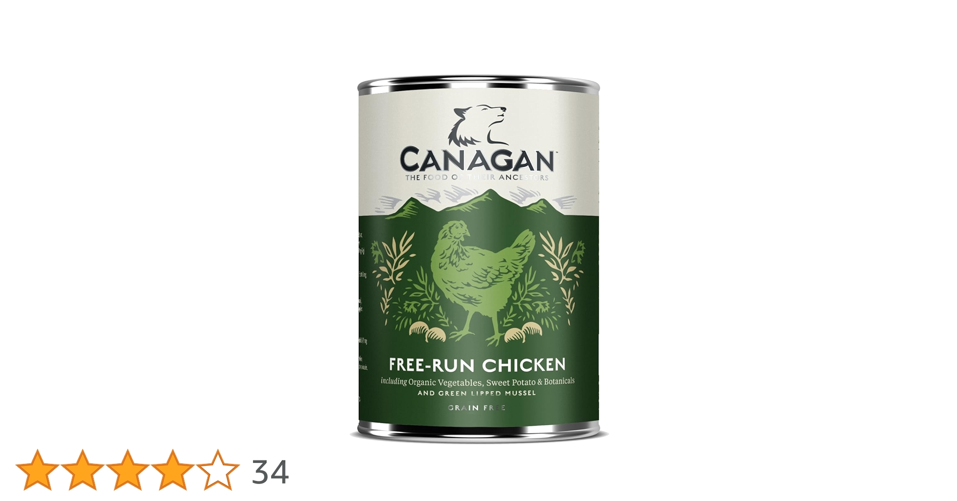Amazon.co.jp: カナガン ドッグフード チキン 缶詰 (400g×1缶