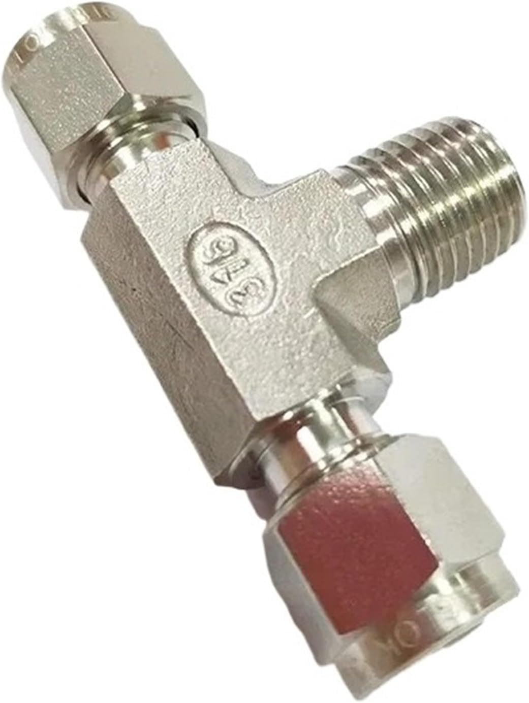 Stainless Steel Male Branch Tee Fitting 6mm Tube X 1/4in Compression Fitting for Plumbing And Pneumatic Systems