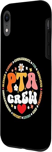 Miniatura 2 de iPhone XR Parents Teacher Association Team Supporter PTA Crew Case