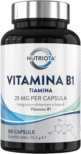 Nutriota Vitamina B1 25mg 180 capsule