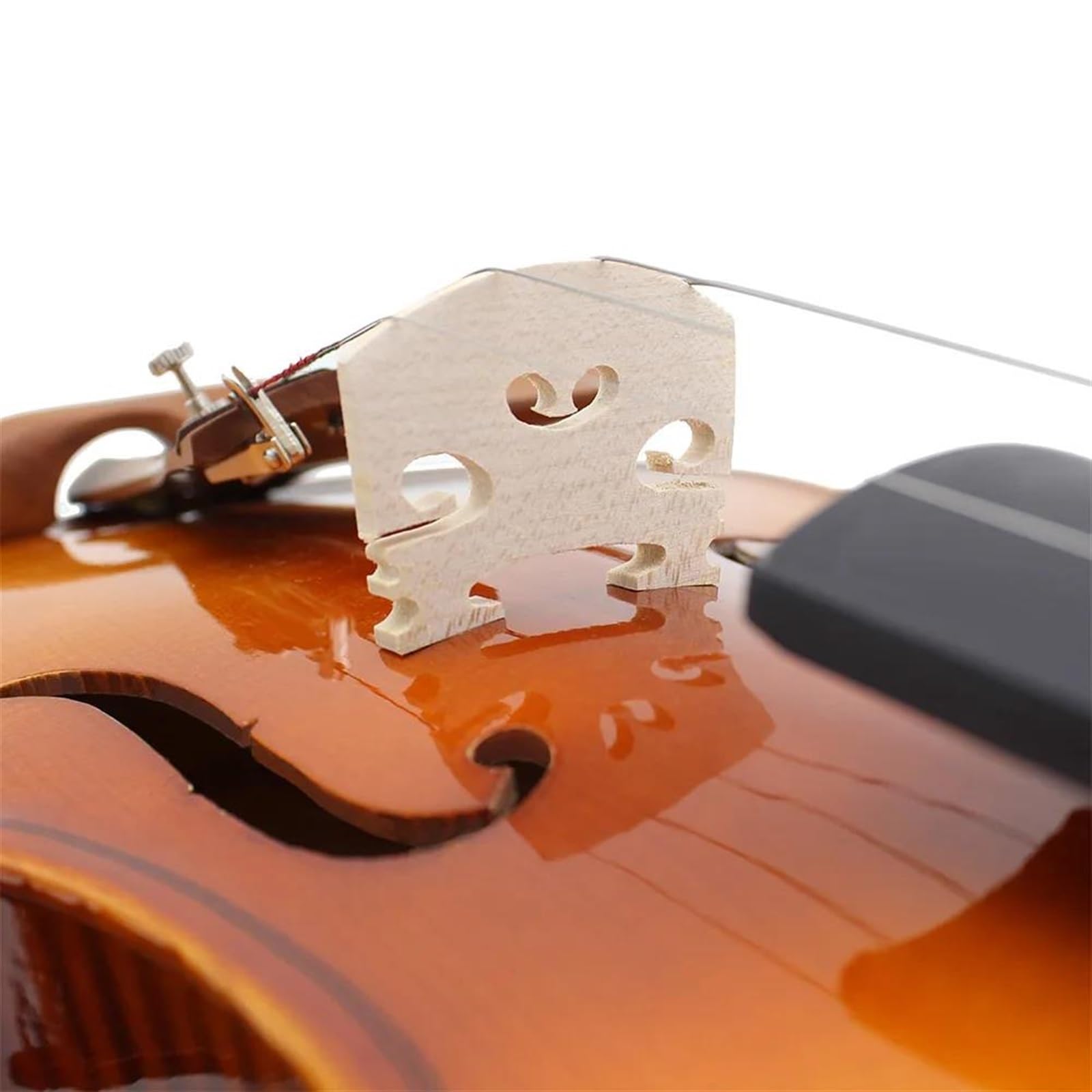 Violino Set Violino Professionale 4/4 3/4 1/2 Tiger Stripes Violino Acustico Luminoso Principiante Amante Della Musica Violino Con Custodia Arco(4/4)
