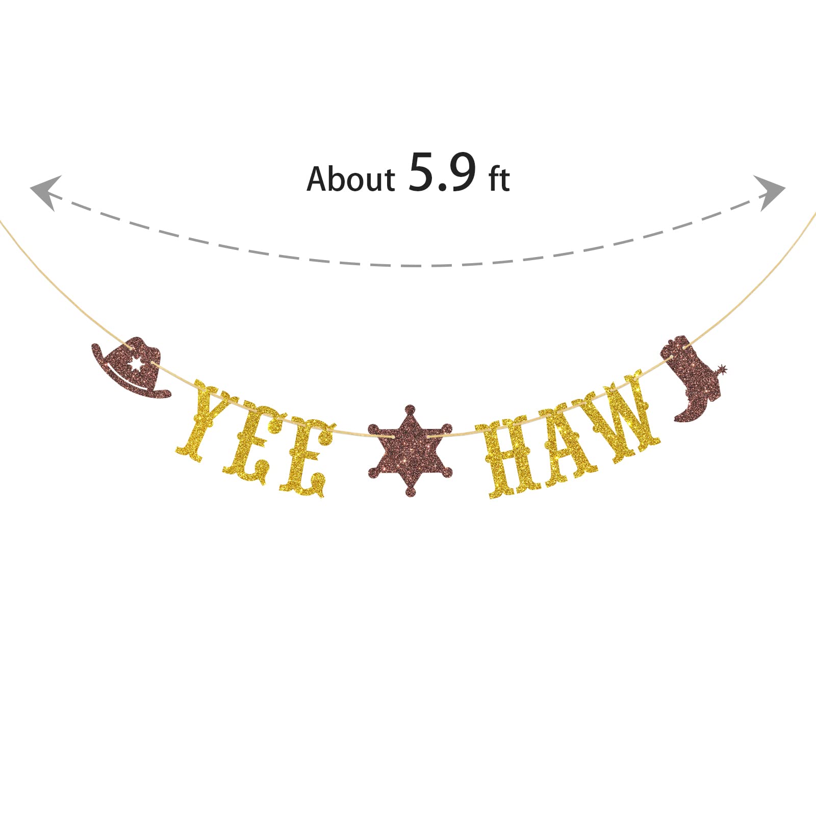 80 Stück Cowboy Dankesaufkleber – 5,1 Cm Western Party-Deko 'Thank You For Celebrating With Us'