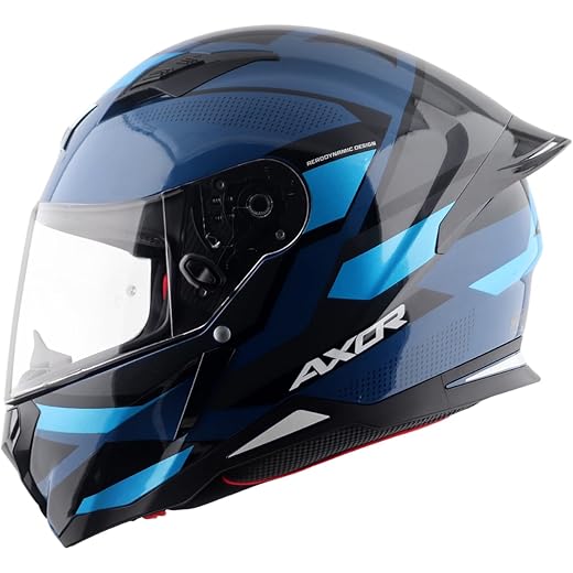 Axor Hunter Full Face Helmet Matte Dark Blue-M