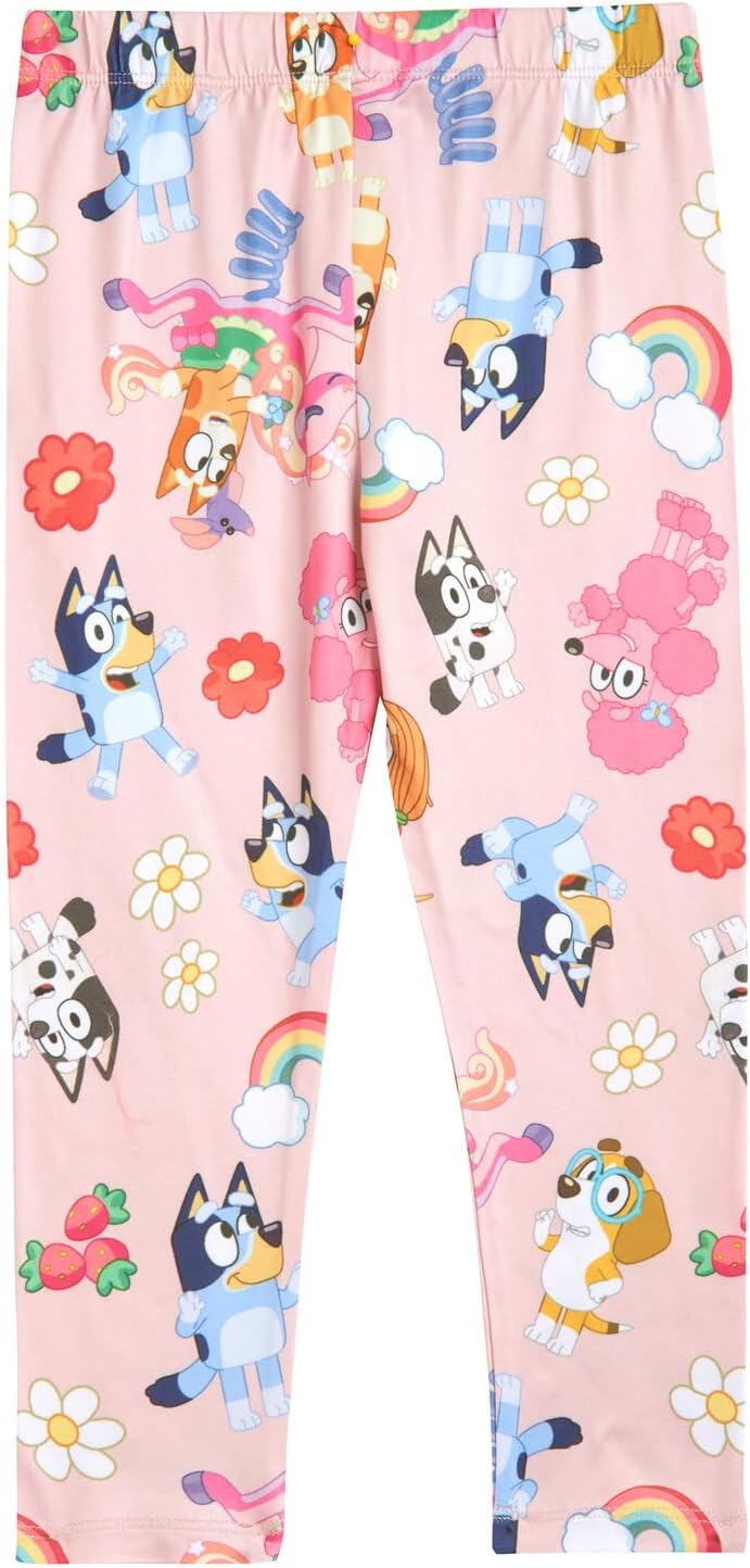 Bluey Girls T-Shirt and Leggings Outfit Set Toddler to Big Kid Sizes (2T - 10-12) - Image 4