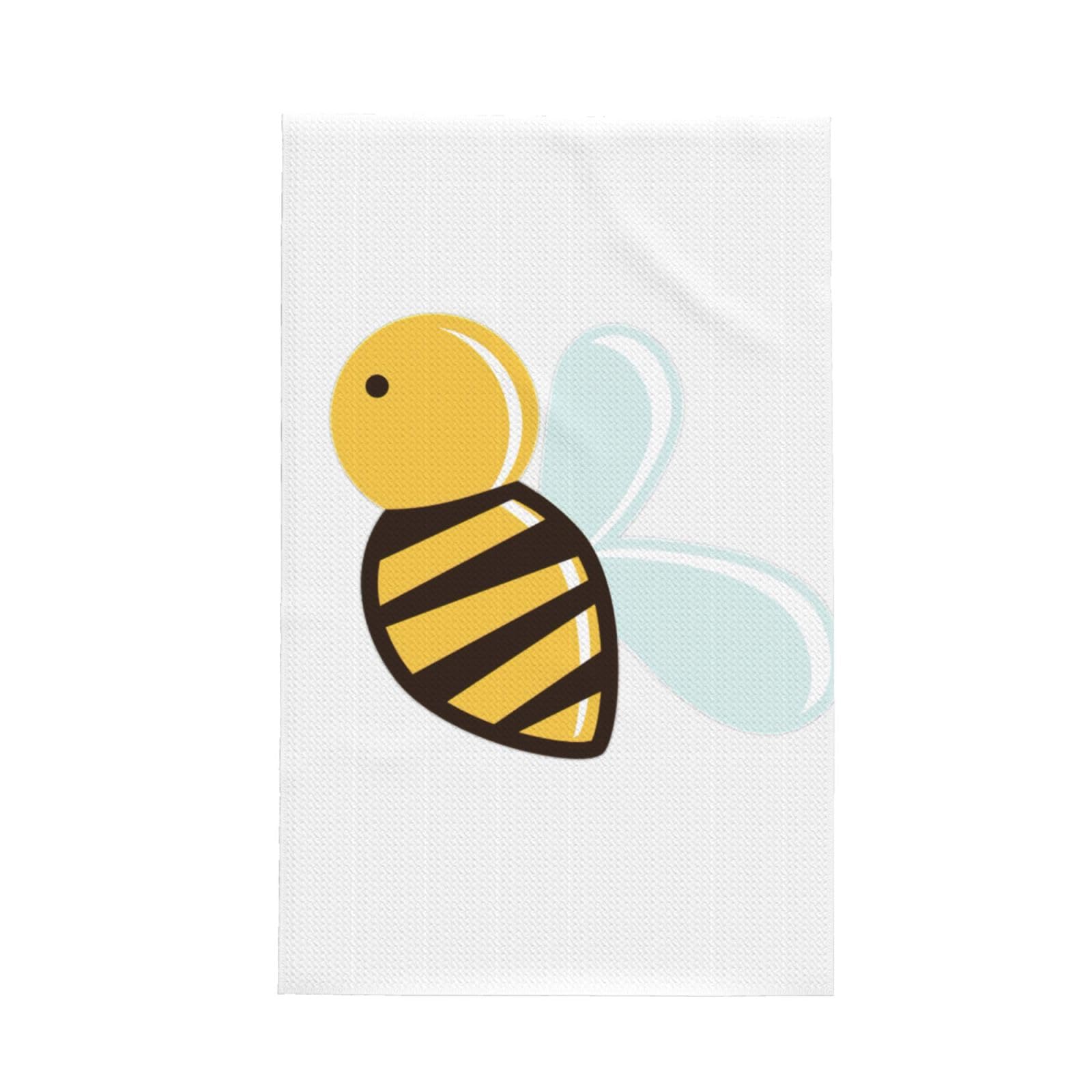 CKGODGF Bee Print Absorbent Waffle Dishcloths,Kitchen Towels With Hanging Loops,Tea Towels.
